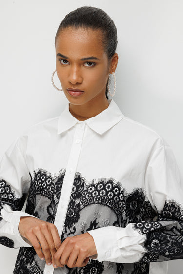 Ghisa Dantel Detaylı Tunik