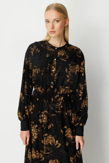 Ghisa Astarlı Şifon Elbise