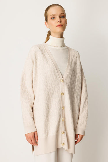 Ghisa Ajur Örgü Hırka