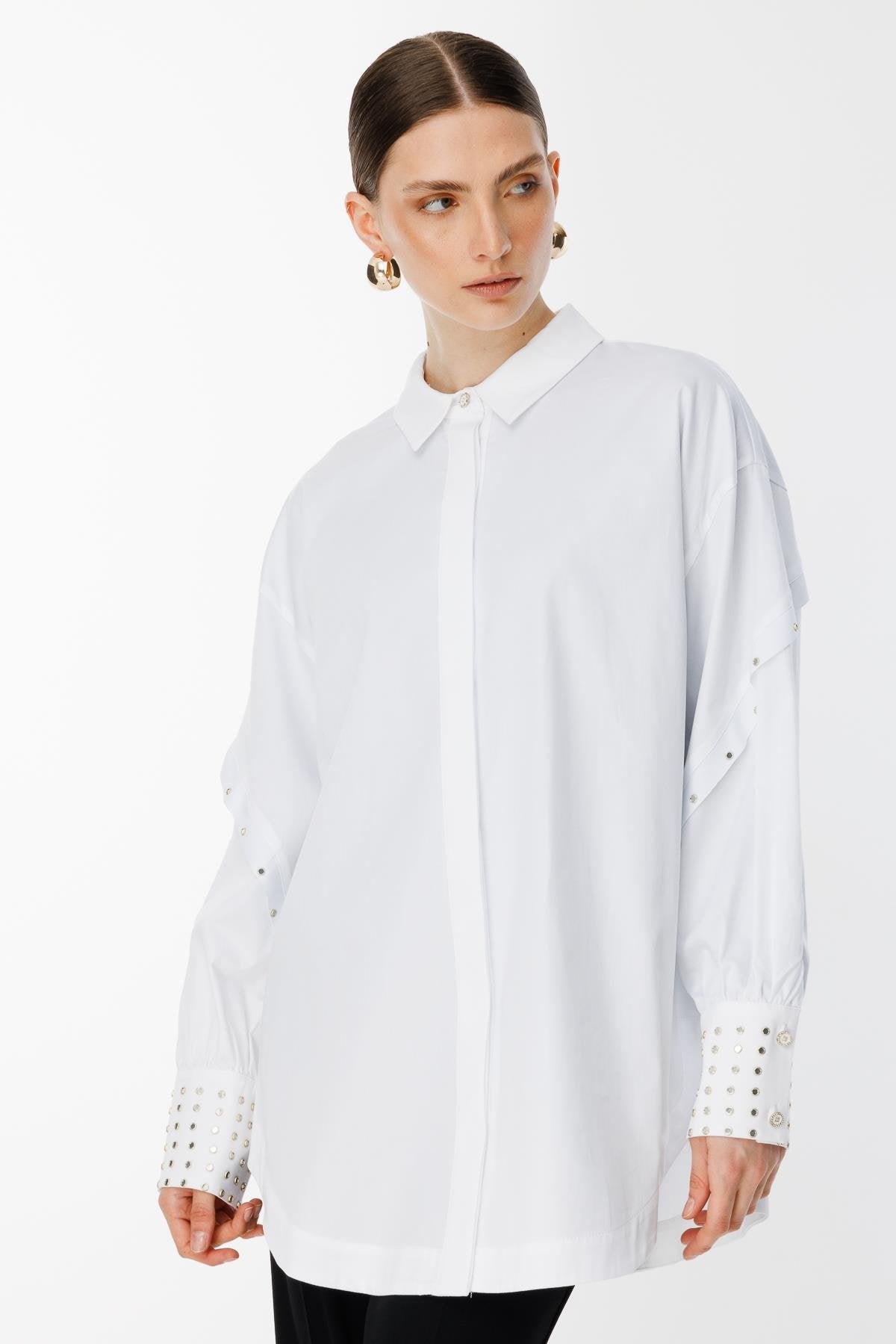 Ghisa Kol Detaylı Tunik